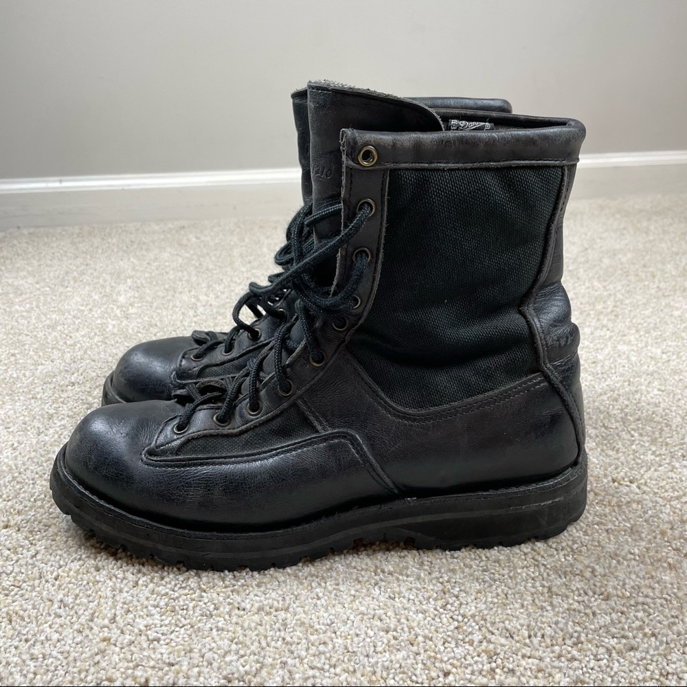 Vintage Danner Acadia Leather Gore Tex water proof black boots
